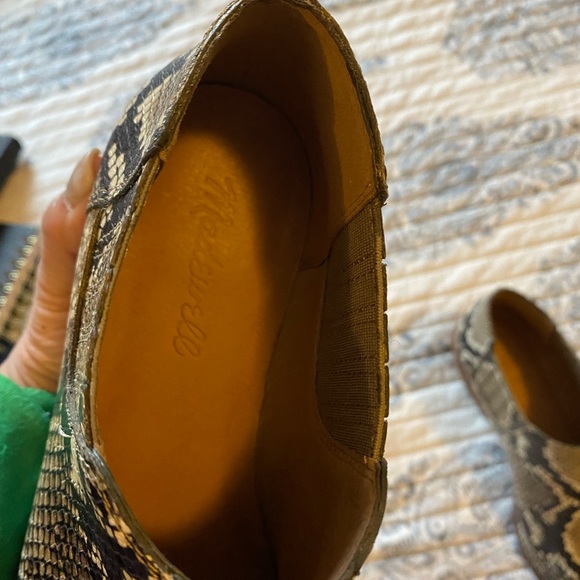 MADEWELL Booties. Snake skin. In outstanding condition . - Picture 6 of 7